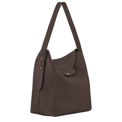 Le Cadence M Shoulder bag , Mocha - Leather