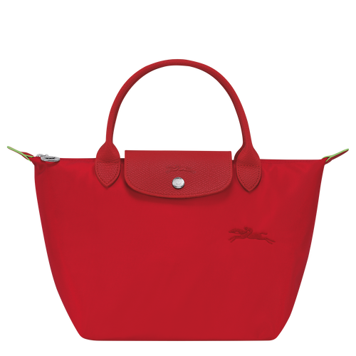Le Pliage Green S Handbag , Tomato - Recycled canvas - View 1 of  6