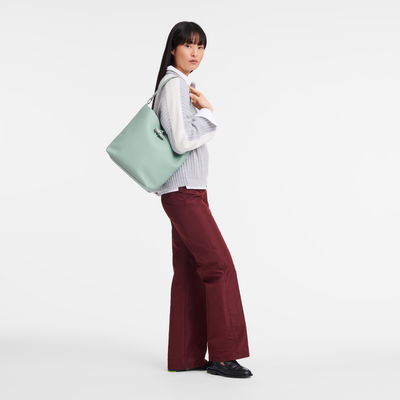Le Roseau M Shoulder bag , Celadon - Leather