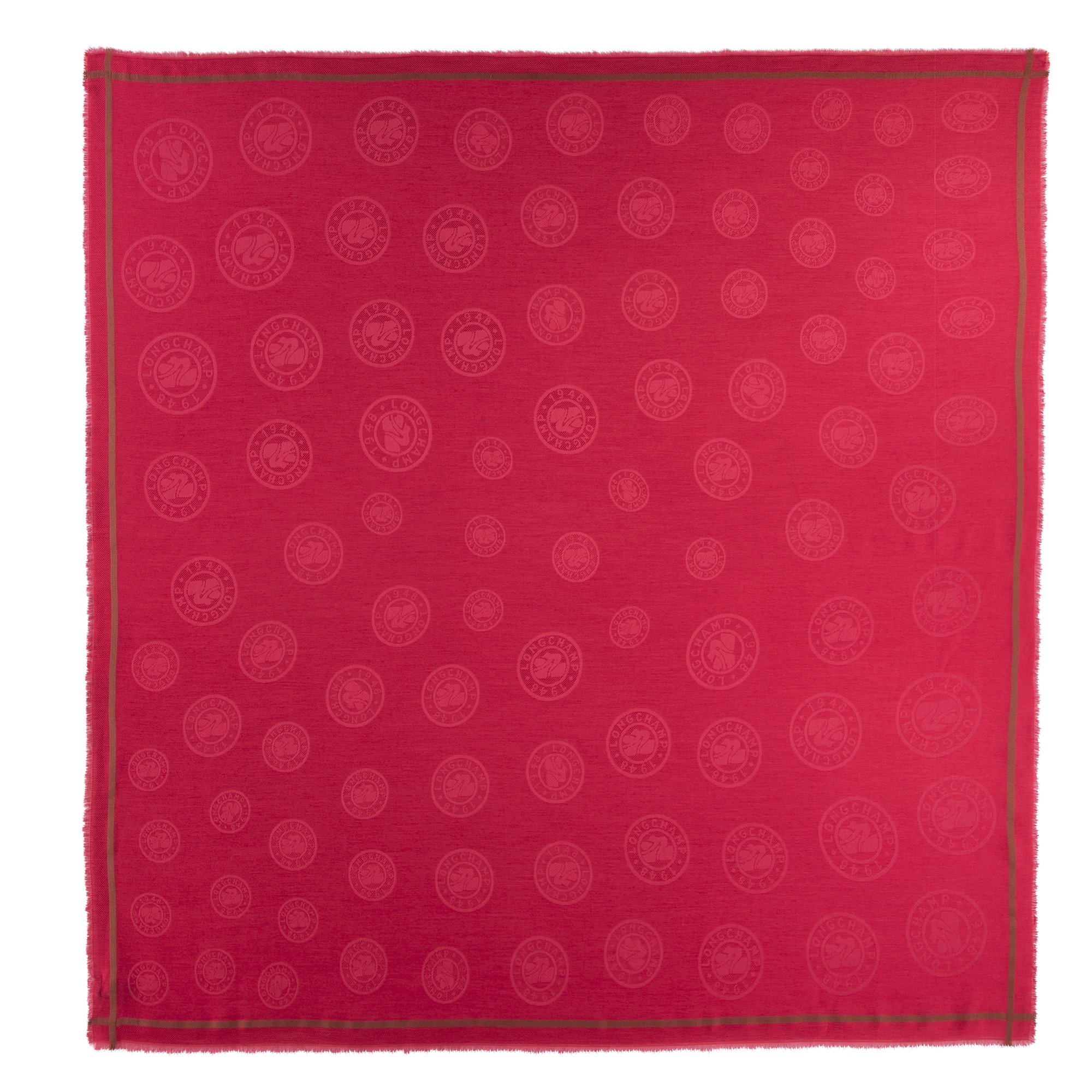 Shawl, Magenta - View 1 of 
        2 - zoom in La Médaille Longchamp Shawl, Magenta