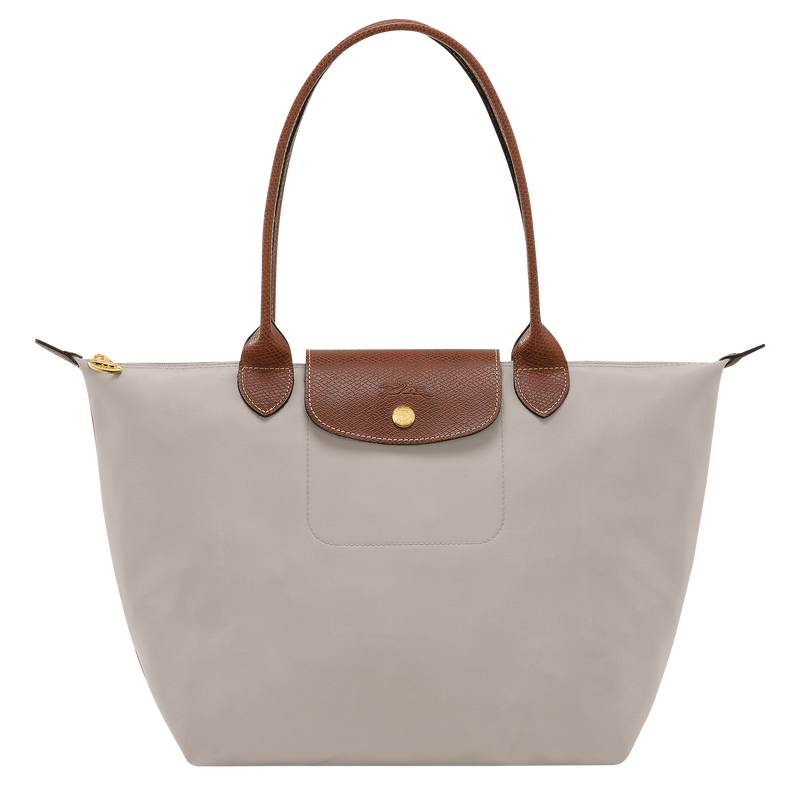 Le Pliage Original M Tote bag , Pebble - Recycled canvas  - View 1 of  6