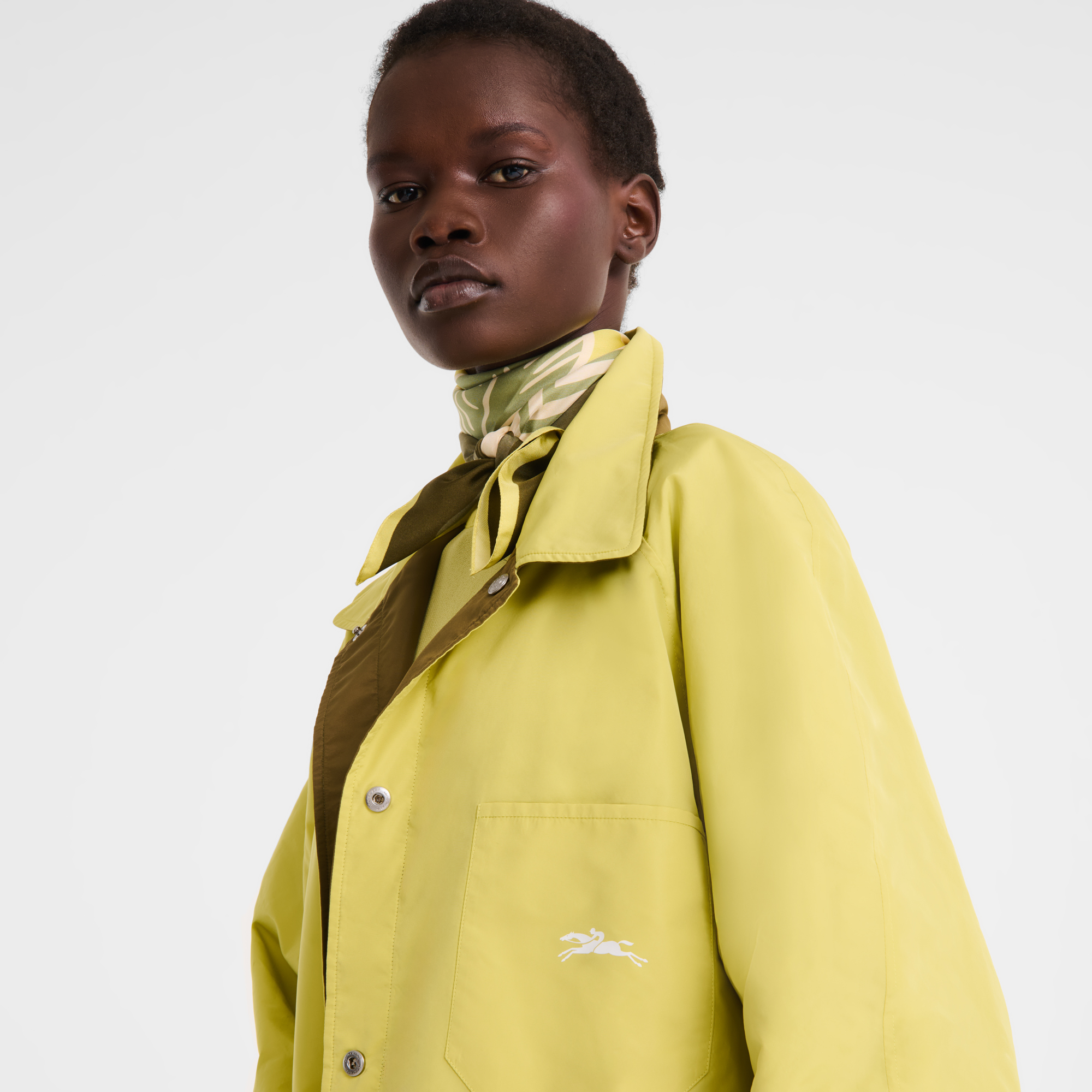 null Padded blouson, Olive/Lime