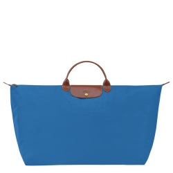 Le Pliage Original M Travel bag , Cobalt - Recycled canvas