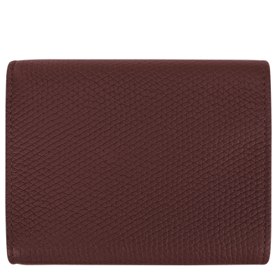 Le Roseau Compact wallet, Burgundy
