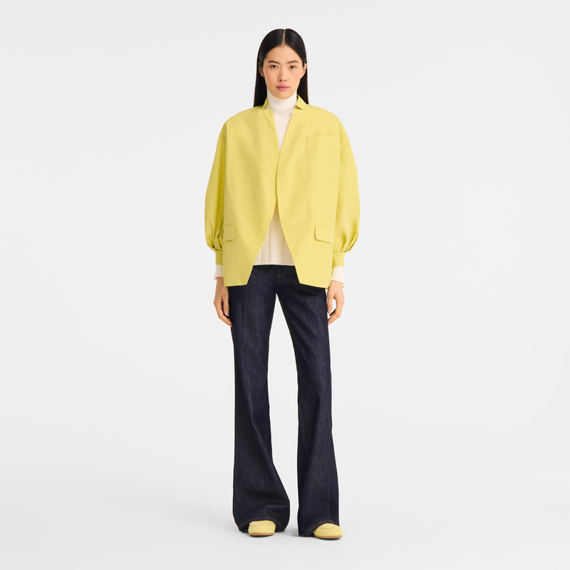 Kimono jacket , Lime - Techno taffeta  - View 2 of  5