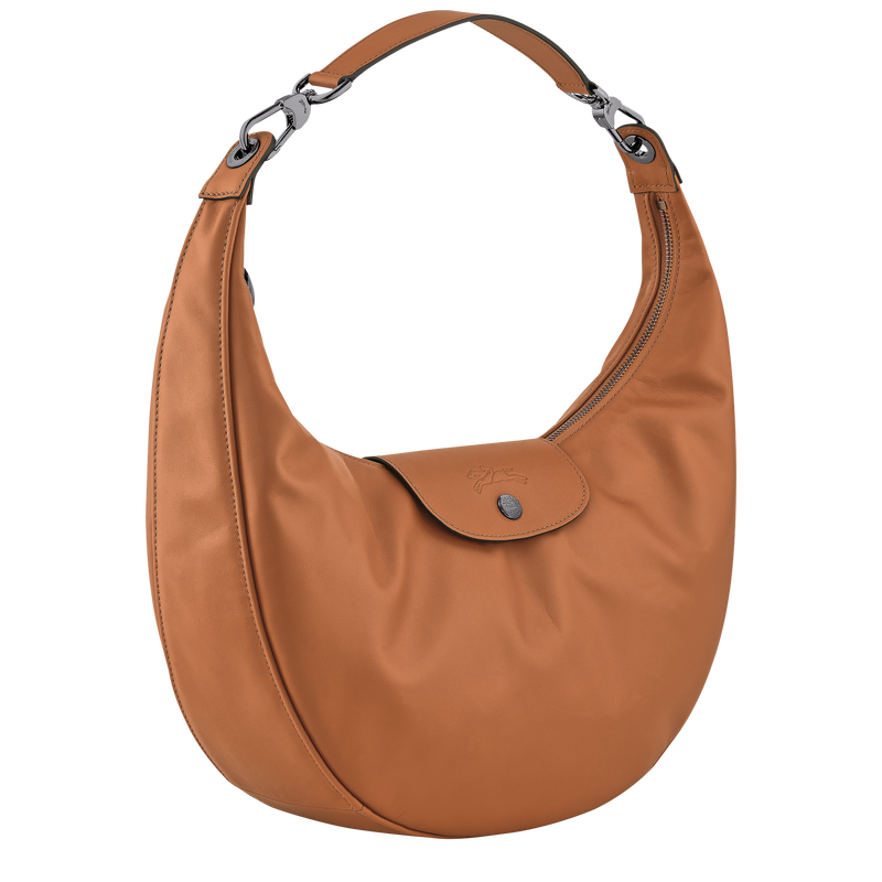 Le Pliage Xtra L Shoulder bag , Cashew - Leather  - View 3 of  6