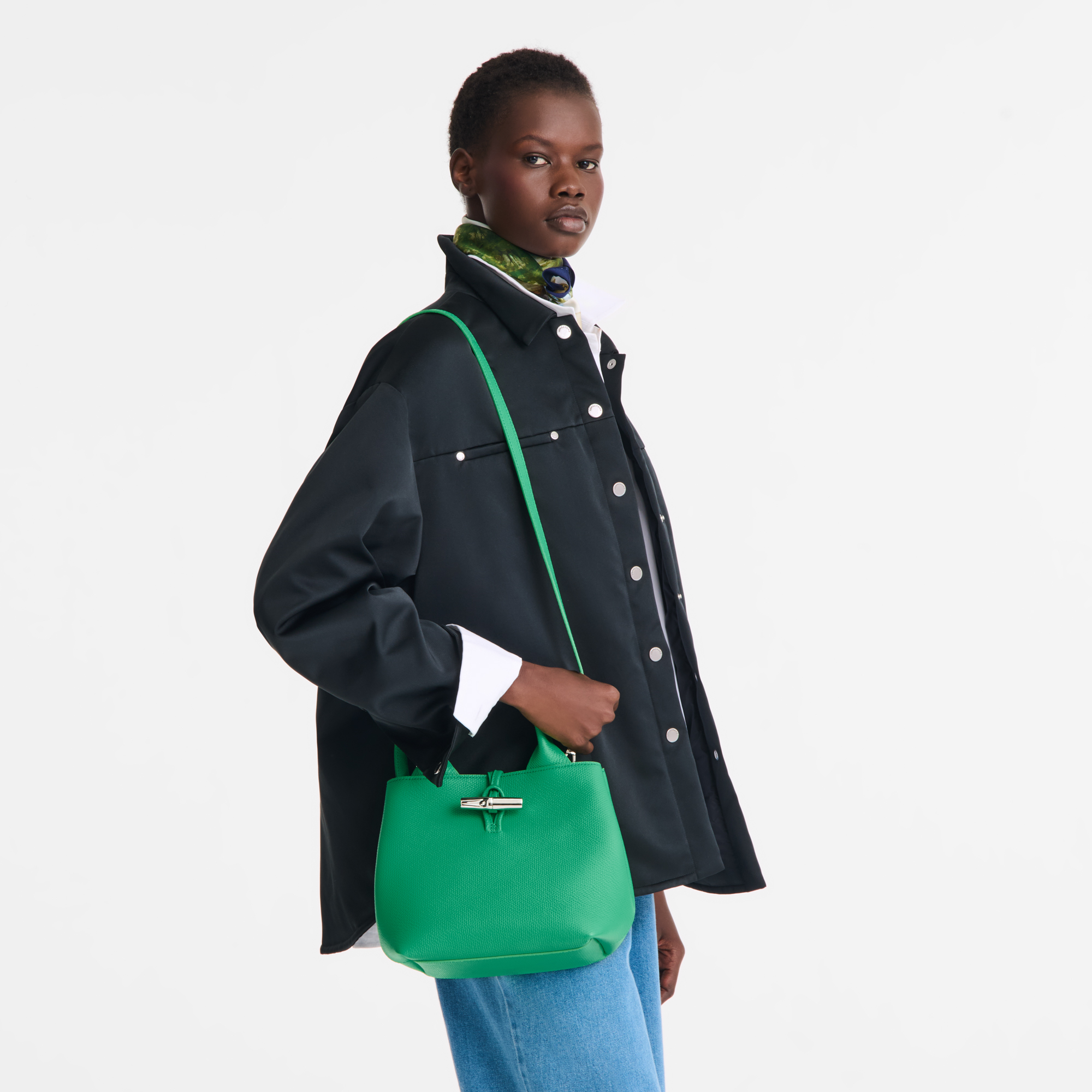 Handbag S, Spring Green - View 2 of
6 - zoom in Le Roseau Handbag S, Spring Green