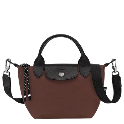 Le Pliage Energy XS Handbag , Cocoa - Recycled canvas