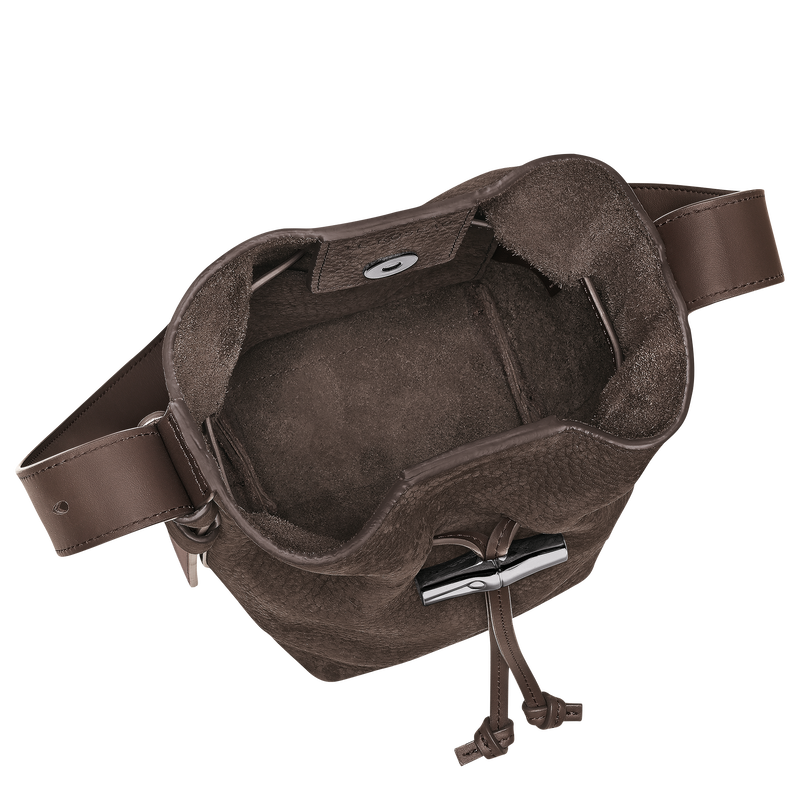 Le Roseau S Bucket bag , Mocha - Leather  - View 4 of  5