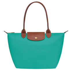 Le Pliage Original M Tote bag Turquoise Recycled canvas