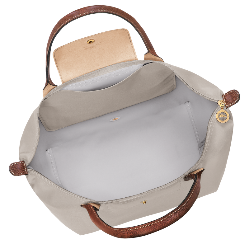 Le Pliage Original L Tote bag , Pebble - Recycled canvas  - View 4 of  6