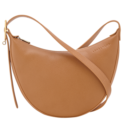 Le Foulonn&eacute; S Crossbody bag , Pecan - Leather