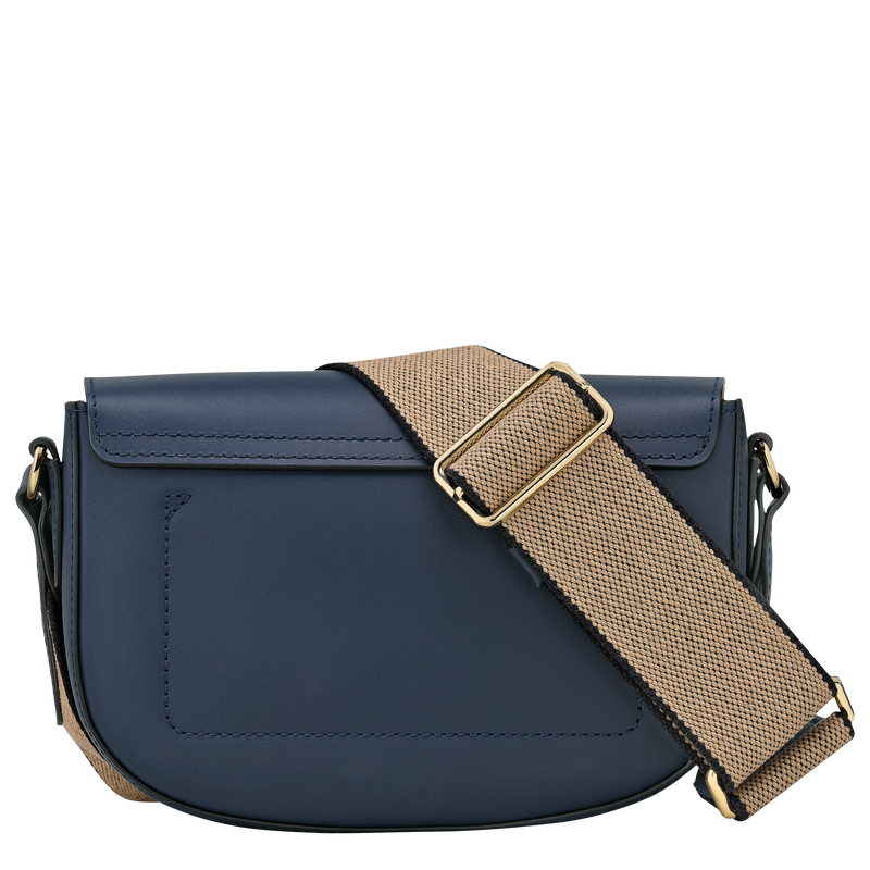 &Eacute;pure S Crossbody bag , Navy - Leather  - View 4 of  6