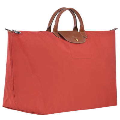 Le Pliage Original XL Travel bag , Tomato - Recycled canvas