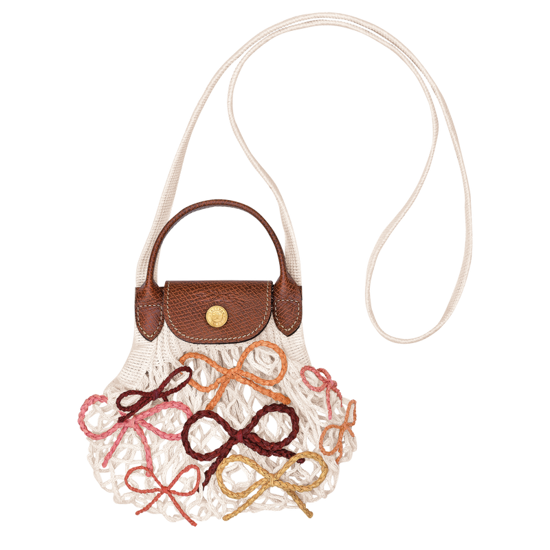 Le Pliage Collection Mesh bag , Ecru - Canvas  - View 1 of  4