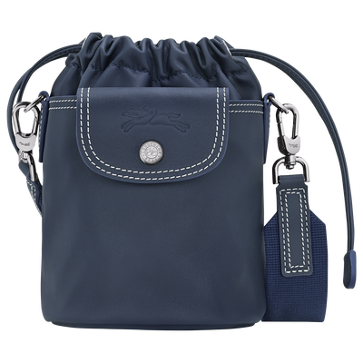 Le Pliage Xtra XS Bucket bag , Navy - Leather