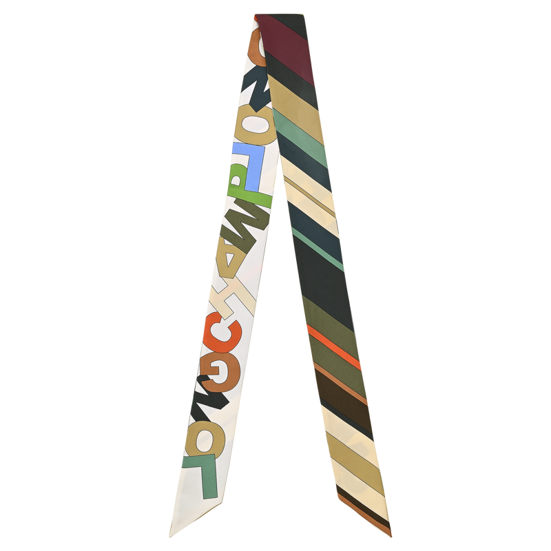 L'Arc-en-ciel Headband , Orange - Silk  - View 1 of  1