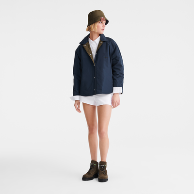 null Padded blouson, Navy/Artichoke