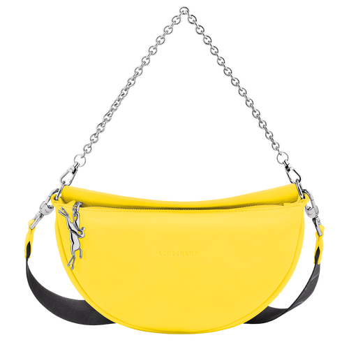 Smile S Crossbody bag Yellow Leather Longchamp TH