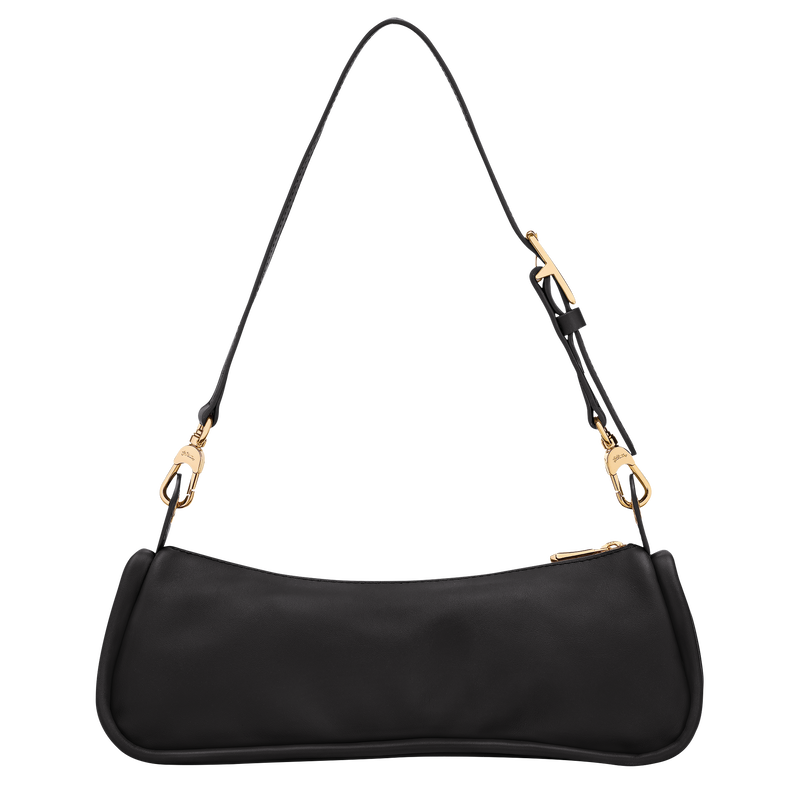 Looong M Shoulder bag , Black - Leather  - View 4 of  7