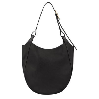 Le Foulonné Hobo bag L, Black