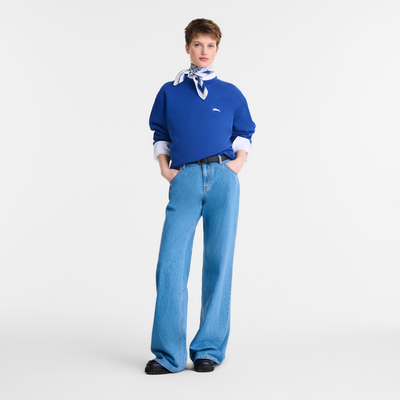 Trousers , Sky Blue - Denim