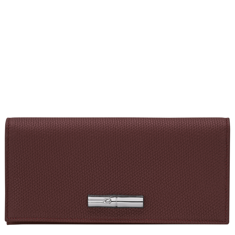 Le Roseau Long continental wallet , Burgundy - Leather  - View 1 of  3