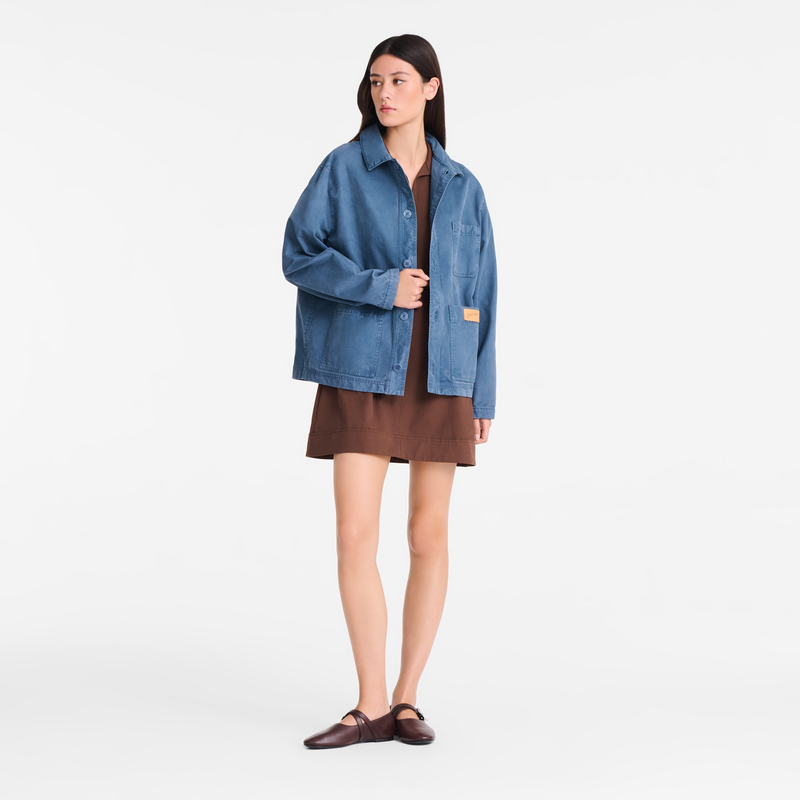 Jacket , Slate - Overdyed cotton  - View 2 of  5