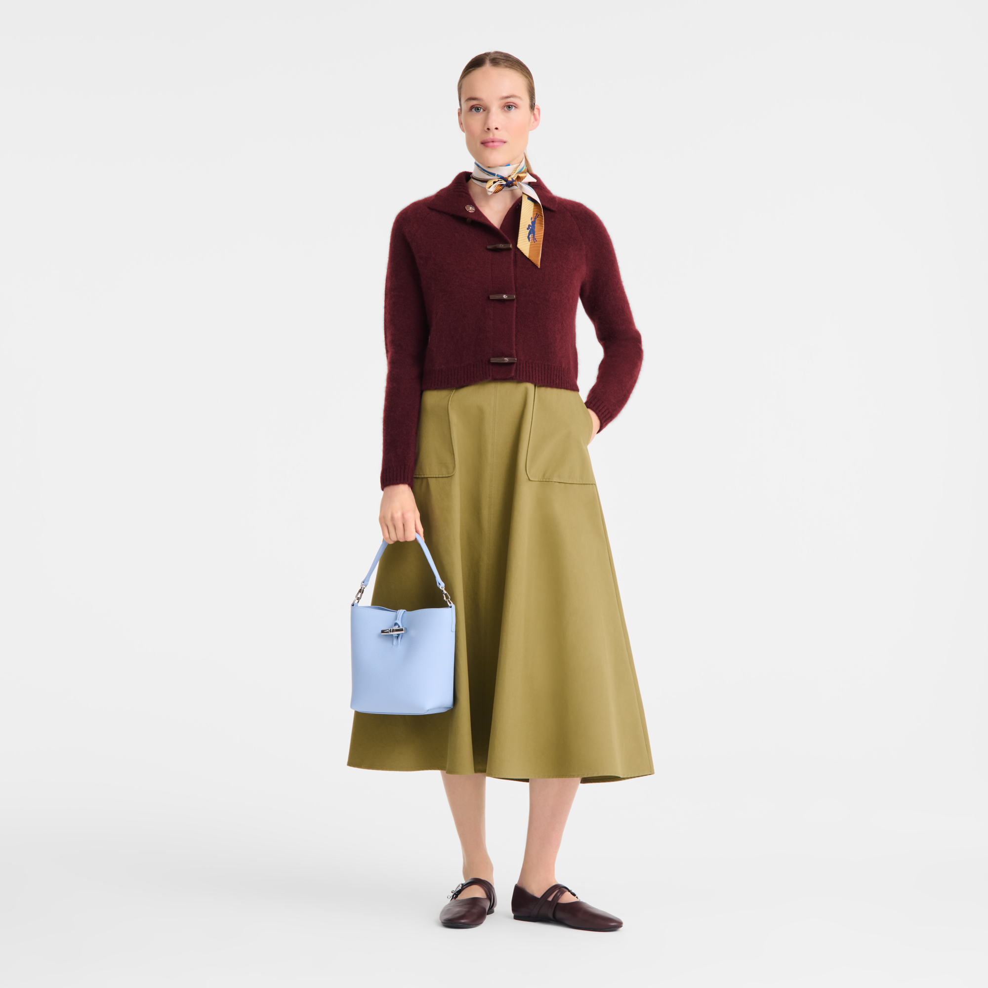 Le Roseau Bucket bag XS, Wave