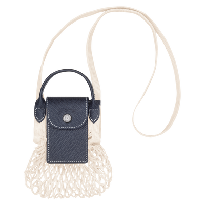 Le Pliage Collection XS Mesh bag , Navy - Canvas