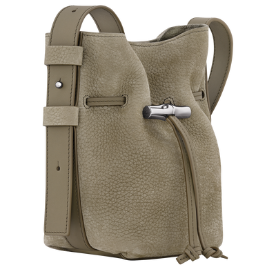 Le Roseau S Bucket bag , Lichen - Leather