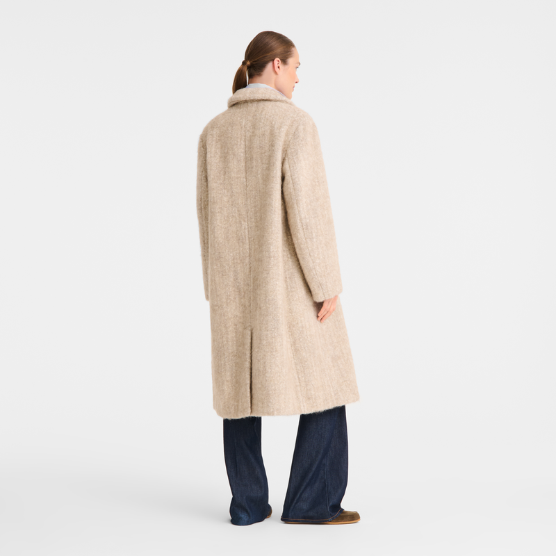 Coat , Paper - Wool broadcloth  - View 3 of  4