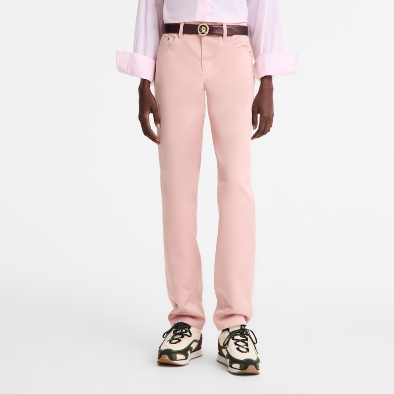 Trousers , Pink Tea - Techno satin  - View 3 of  4