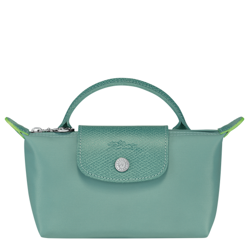 Le Pliage Green Cosmetic Bag with Handle