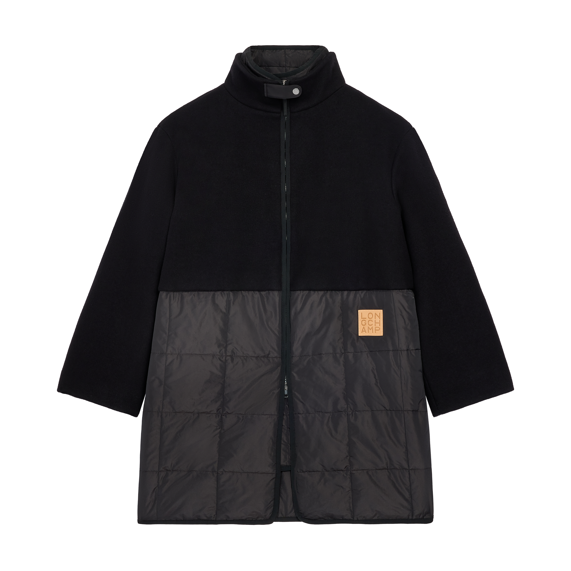 null Coat, Black/Caramel