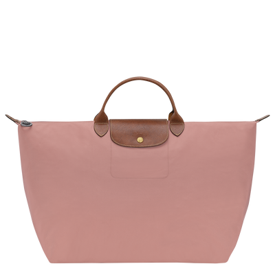 Le Pliage Original L Travel bag , Pink Tea - Recycled canvas