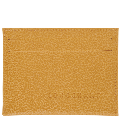 Le Foulonné Card holder , Nutmeg - Leather