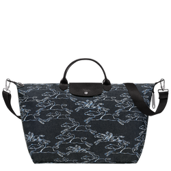 Le Pliage Collection Travel bag , Navy - Canvas