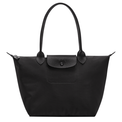 Le Pliage One M Tote bag , Black - Recycled canvas