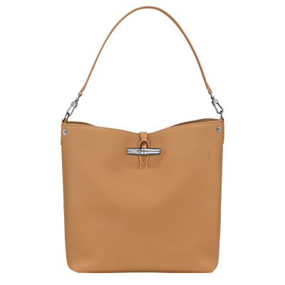 Le Roseau M Shoulder bag , Walnut - Leather