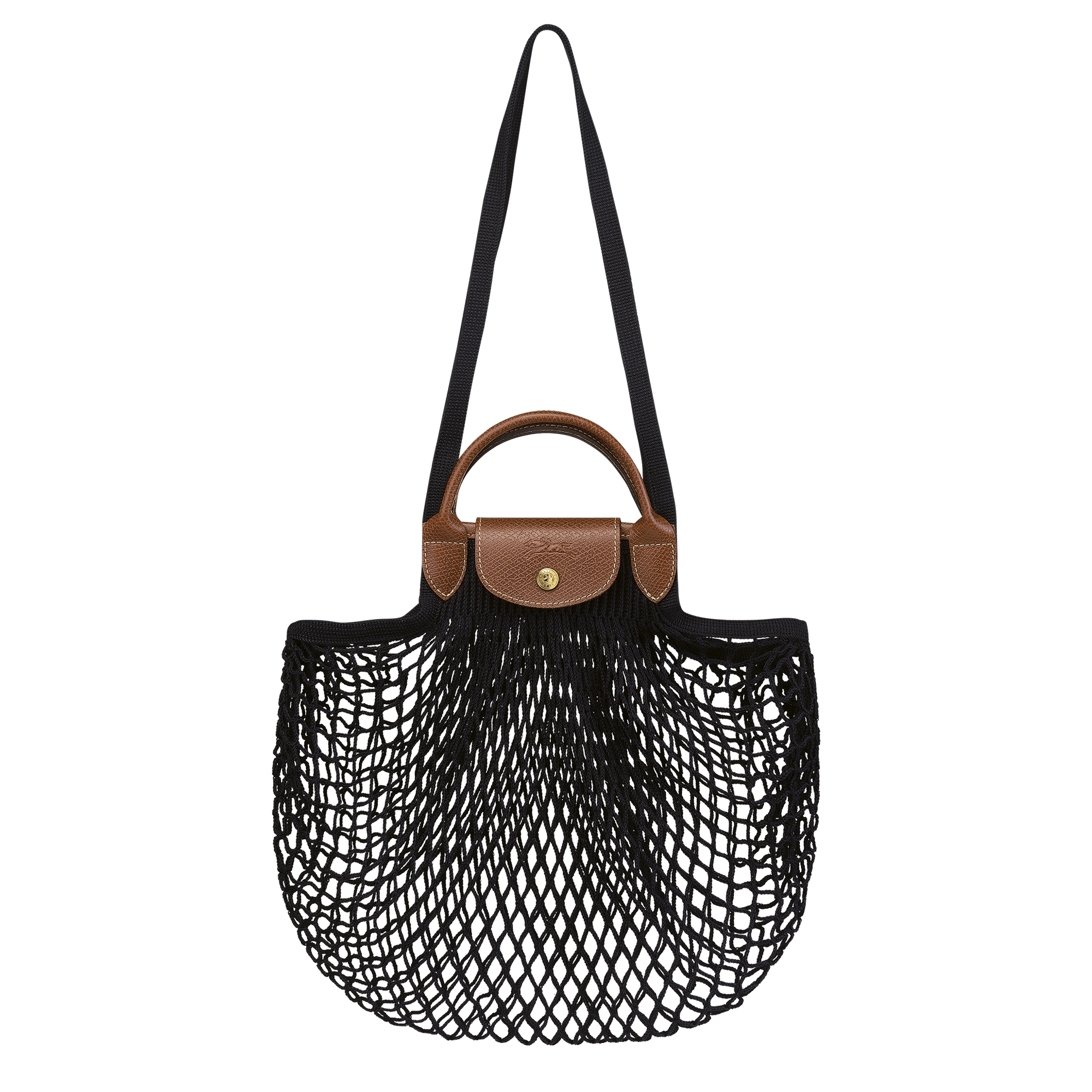 Le Pliage Filet Mesh bag L, Black