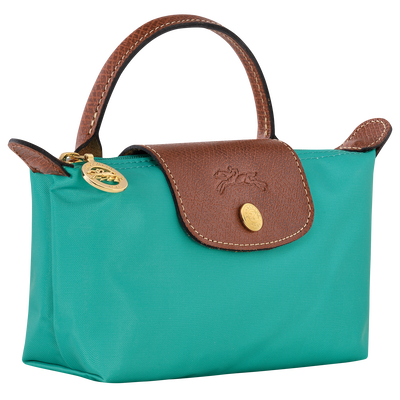 Le Pliage Original Pouch with handle, Turquoise