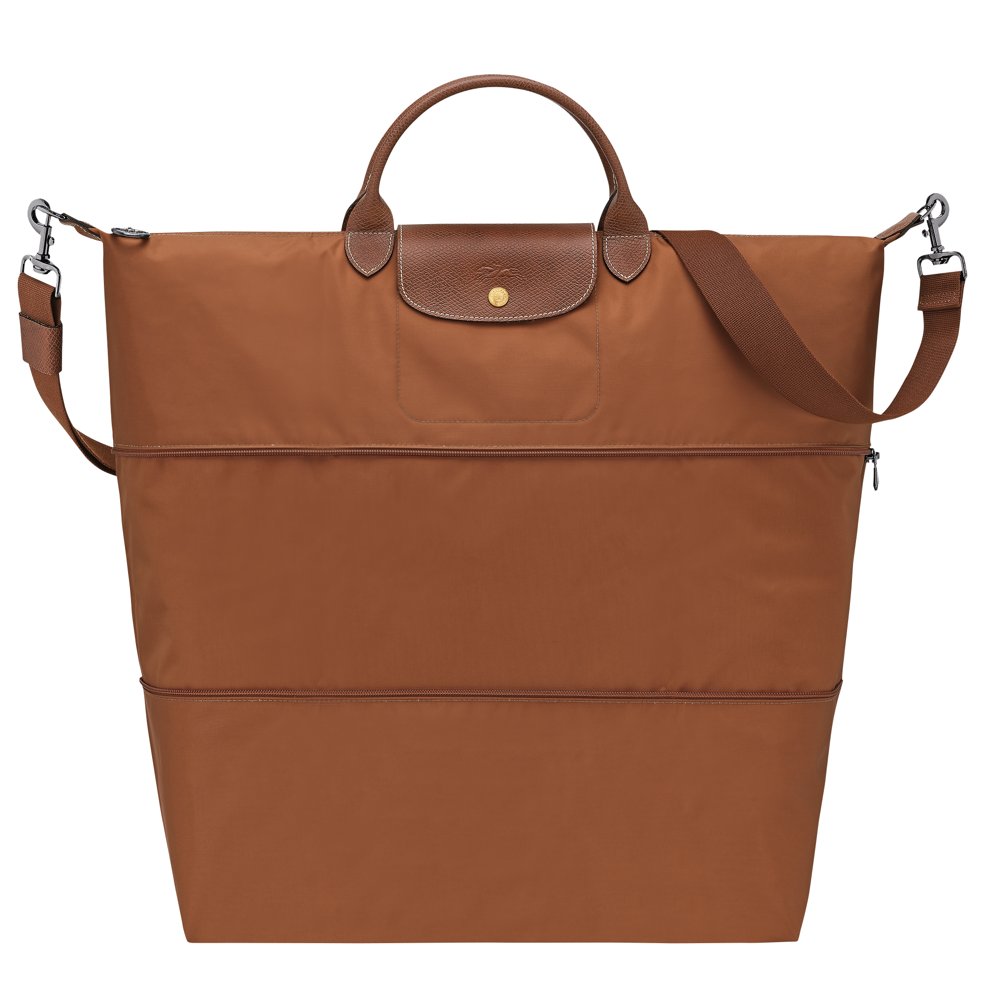 Le Pliage Original Travel bag expandable, Cognac