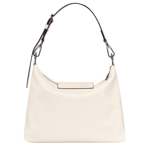 Le Pliage Xtra M Hobo bag , Ecru - Leather - View 4 of  6