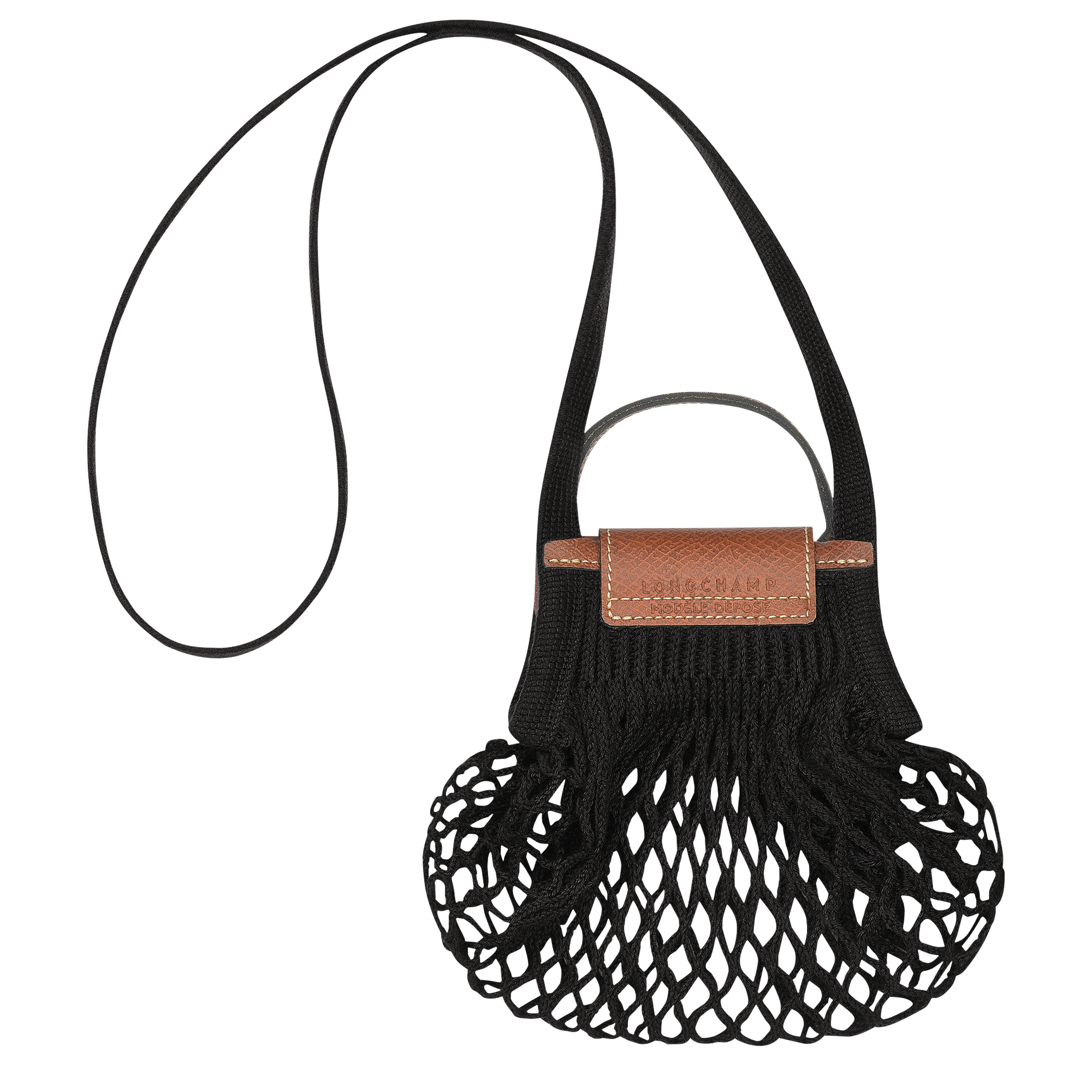 Mesh bag XS, Black - View 4 of 
        4 - zoom in Le Pliage Filet Mesh bag XS, Black