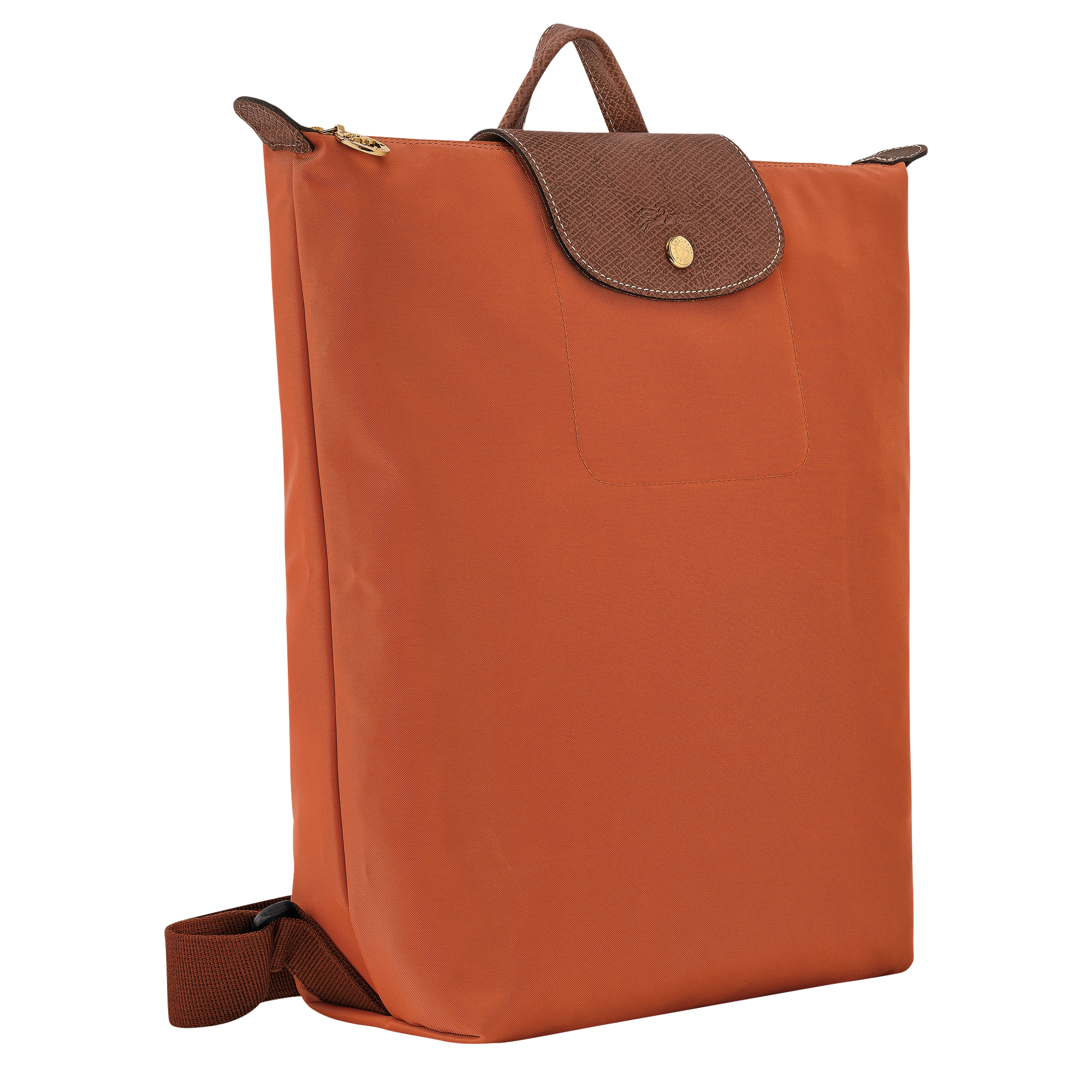 Backpack M, Brick - View 3 of
7 - zoom in Le Pliage Original Backpack M, Brick