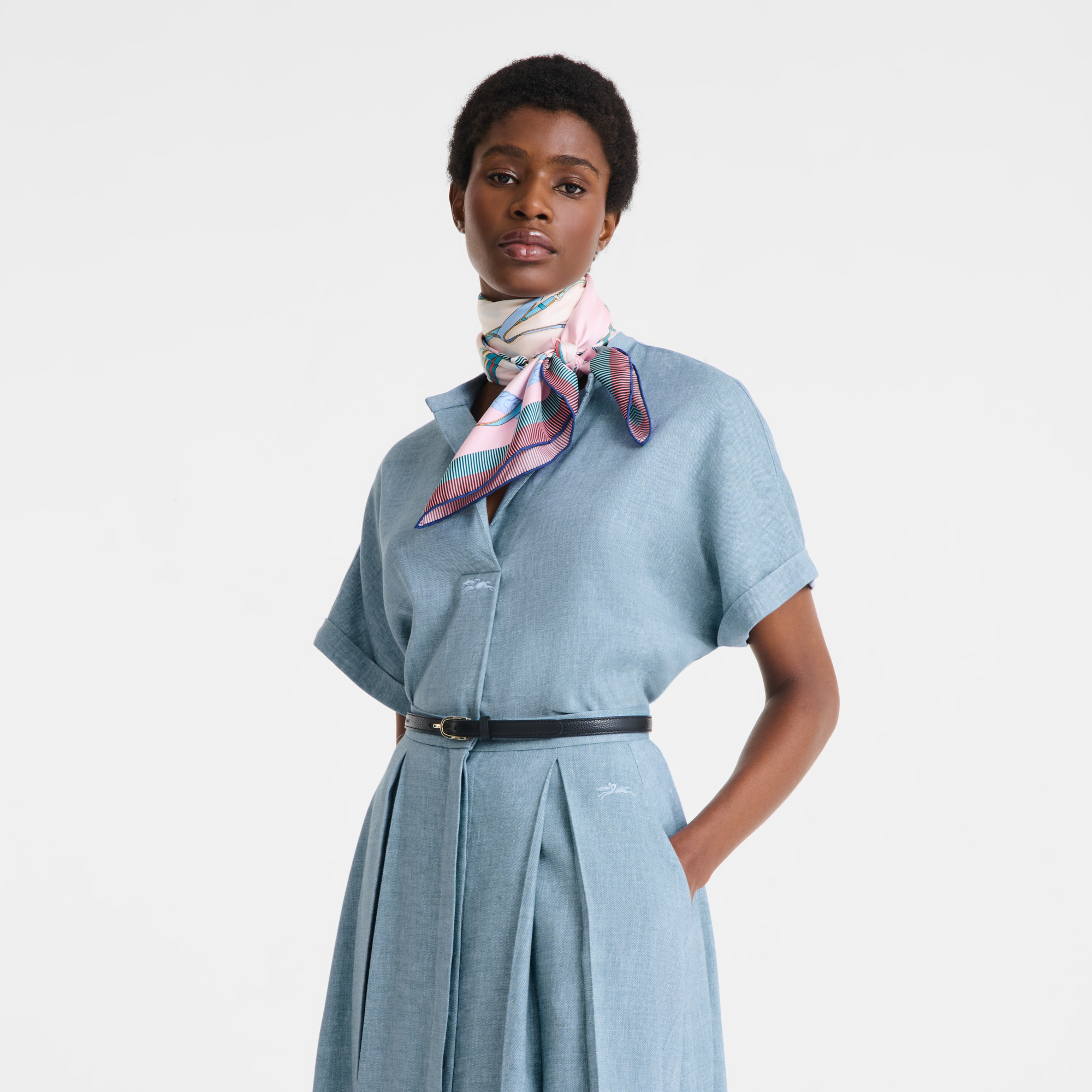 A toute Allure Silk scarf 90, Shrimp