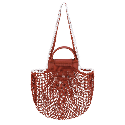 Le Pliage Collection Mesh bag L, Terracotta