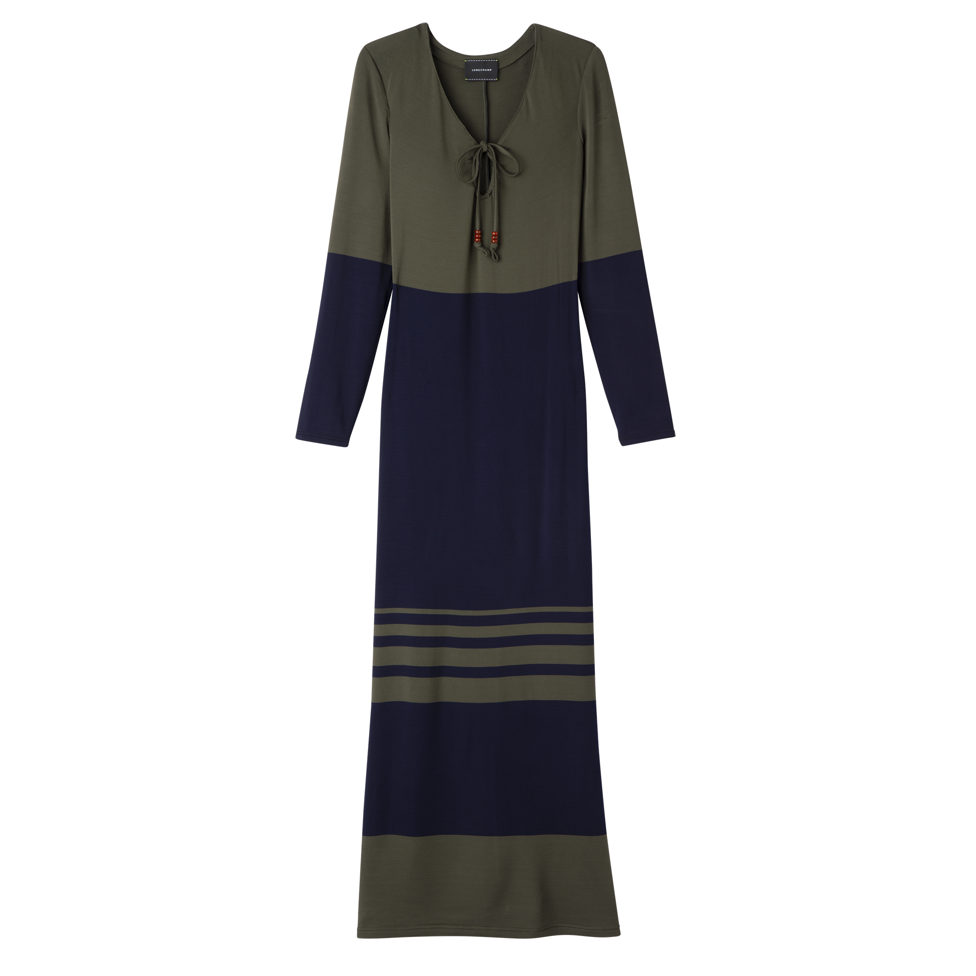 Long dress, Navy/Khaki - View 1 of
4 - zoom in null Long dress, Navy/Khaki
