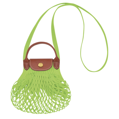 Le Pliage Filet XS Mesh bag , Green Light - Canvas